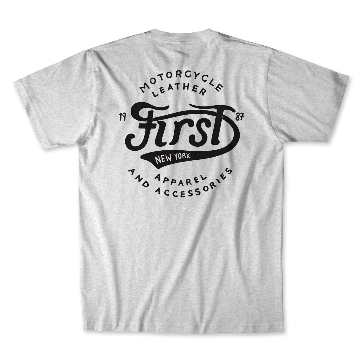 Men’s Major League Motorcycle T-Shirt Men's T-Shirt First Manufacturing Company GRAY S