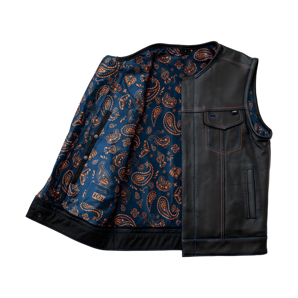 Metro Men s Club Style Leather Vest Limited Edition