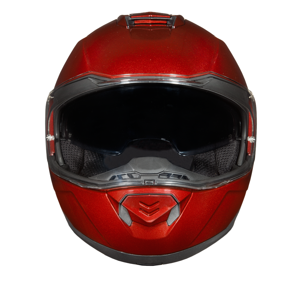 Daytona Glide Modular Motorcycle Helmet - DOT Approved, Bluetooth Ready, Dual Visor, Men/Women/Youth - Black Cherry GLIDE Daytona Helmets