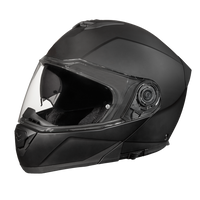 Daytona Glide Modular Motorcycle Helmet - DOT Approved, Bluetooth Ready, Dual Visor, Men/Women/Youth - Dull Black GLIDE Daytona Helmets