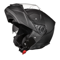 Daytona Glide Modular Motorcycle Helmet - DOT Approved, Bluetooth Ready, Dual Visor, Men/Women/Youth - Dull Black GLIDE Daytona Helmets