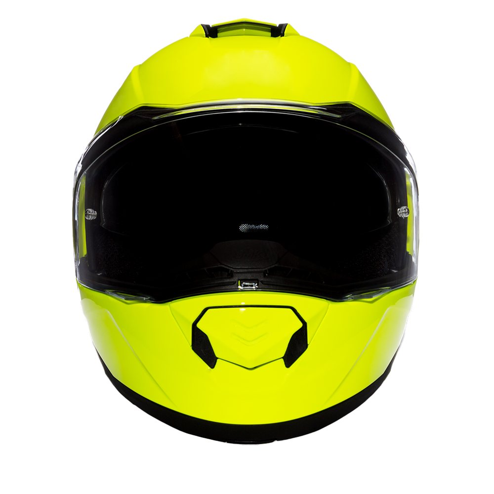Daytona Glide Modular Motorcycle Helmet - DOT Approved, Bluetooth Ready, Dual Visor, Men/Women/Youth - Fluorescent Yellow GLIDE Daytona Helmets