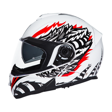 Daytona Glide Modular Motorcycle Helmet - DOT Approved, Bluetooth Read