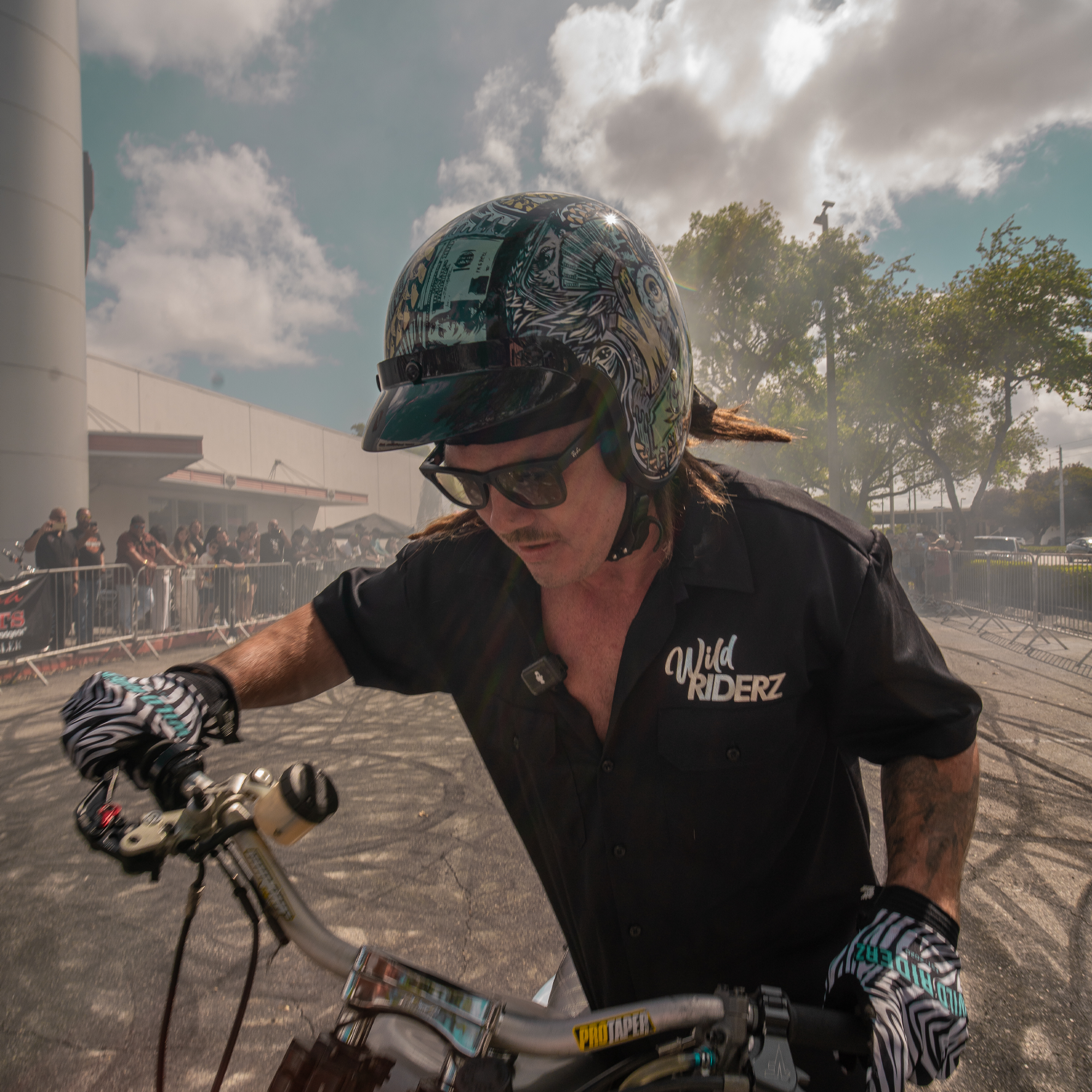 DOT Approved Daytona Cruiser Open Face Motorcycle Helmet - Men, Women & Youth - With Visor & Graphics - W/ Money CRUISER - GRAPHICS Daytona Helmets