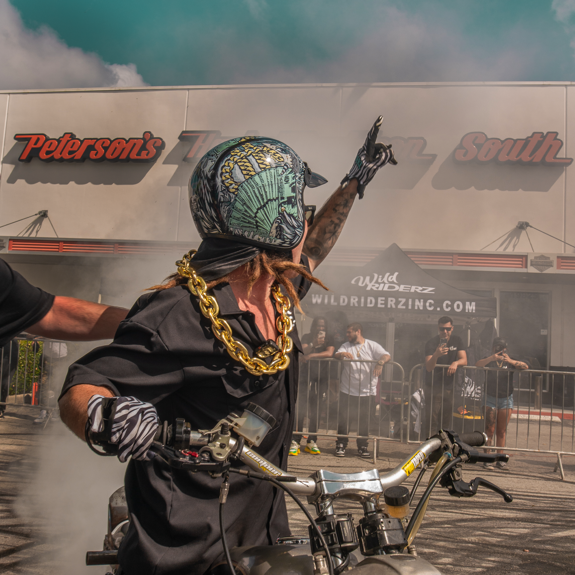 DOT Approved Daytona Cruiser Open Face Motorcycle Helmet - Men, Women & Youth - With Visor & Graphics - W/ Money CRUISER - GRAPHICS Daytona Helmets