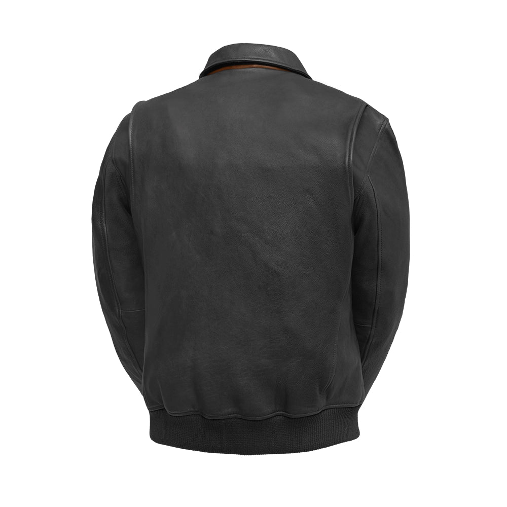 Moto Bomber - Men's Leather Jacket Men's Leather Jacket First Manufacturing Company   