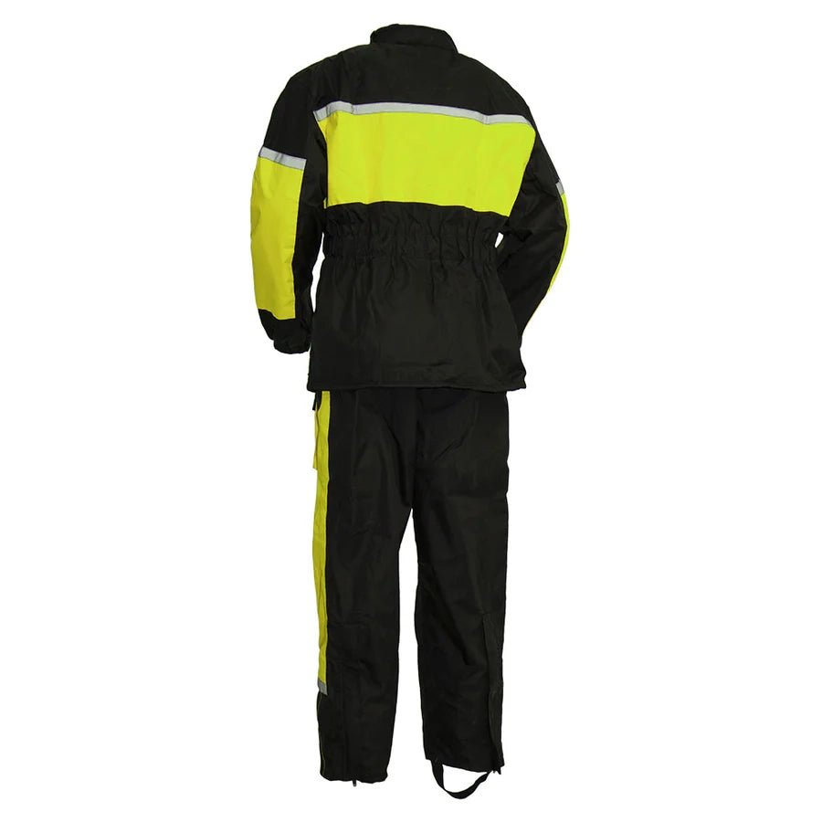 First Manufacturing Men s Hi Vis Ripstop Breathable Rain Suit