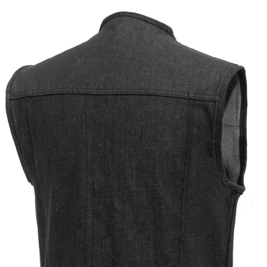 Murdock - Men's Motorcycle Denim Vest Men's Denim Vest Vests