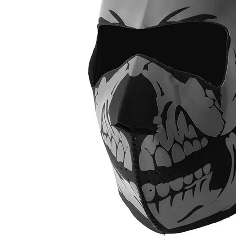 flip up face shield skeleton full face motorcycle helmet Neoprene Full Face Skull Riding Mask – First MFG Co