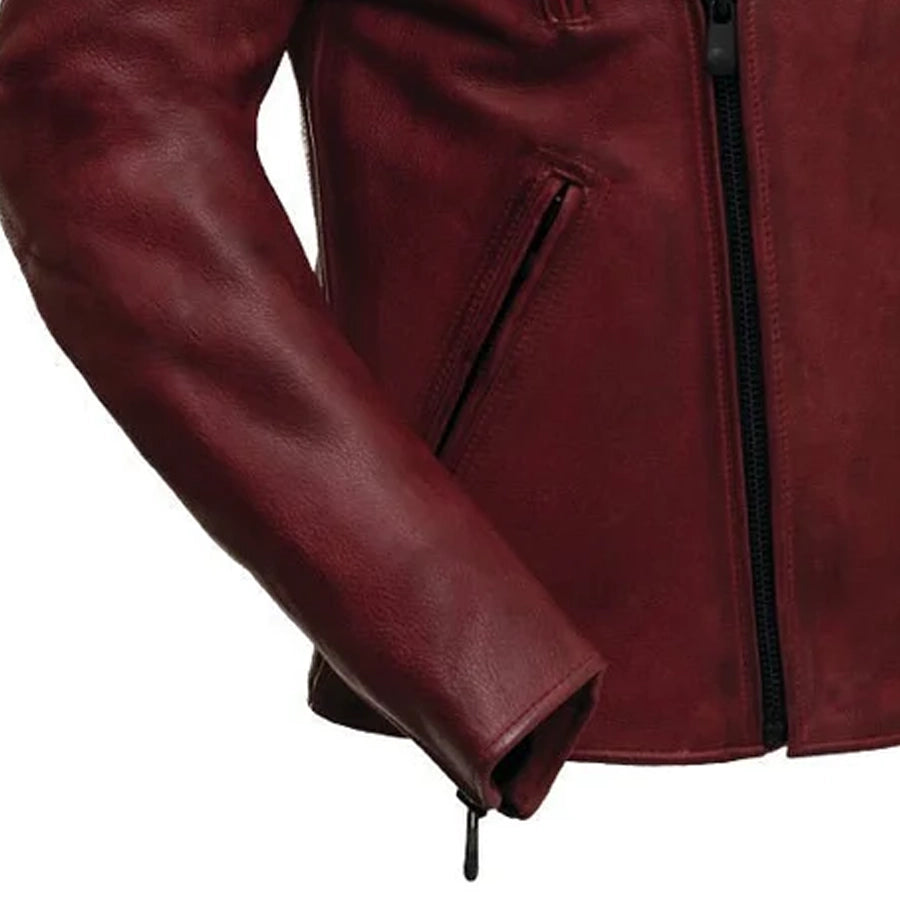 Night Rider Men's Motorcycle Leather Jacket Men's Leather Jacket Jackets