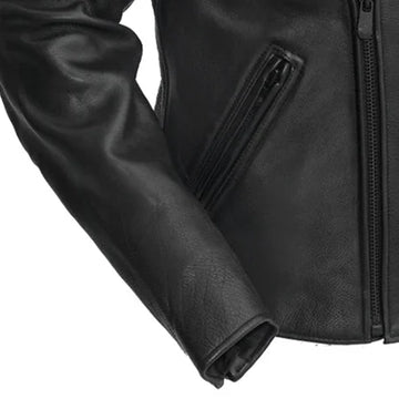 Night Rider Men's Motorcycle Leather Jacket Night Rider Men's Motorcycle Leather Jacket