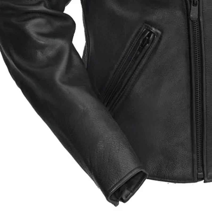 Night Rider Men's Motorcycle Leather Jacket Men's Leather Jacket Jackets