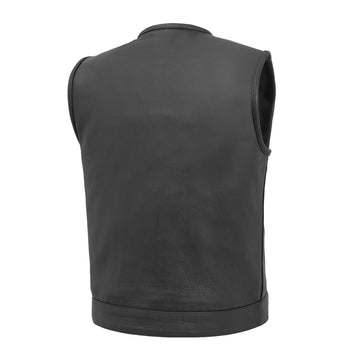 No Rival - Men's Motorcycle Leather Vest – First MFG Co