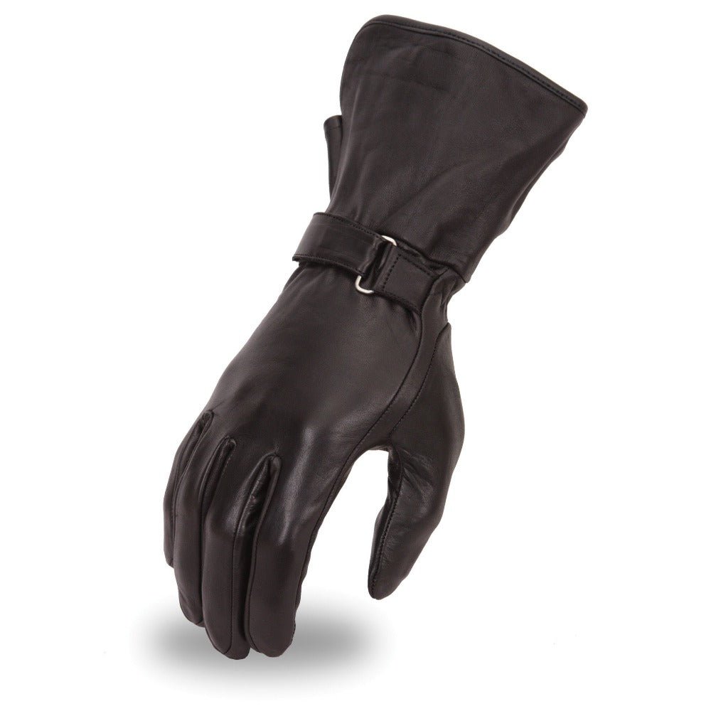 Women's Lightweight Motorcycle Leather Gauntlet Gloves 3XL Women's Lightweight Motorcycle Leather Gauntlet Gloves 3XL