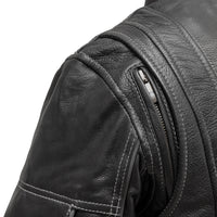 Outlander - Women's Motorcycle Leather Jacket Women's Leather Jacket First Manufacturing Company   