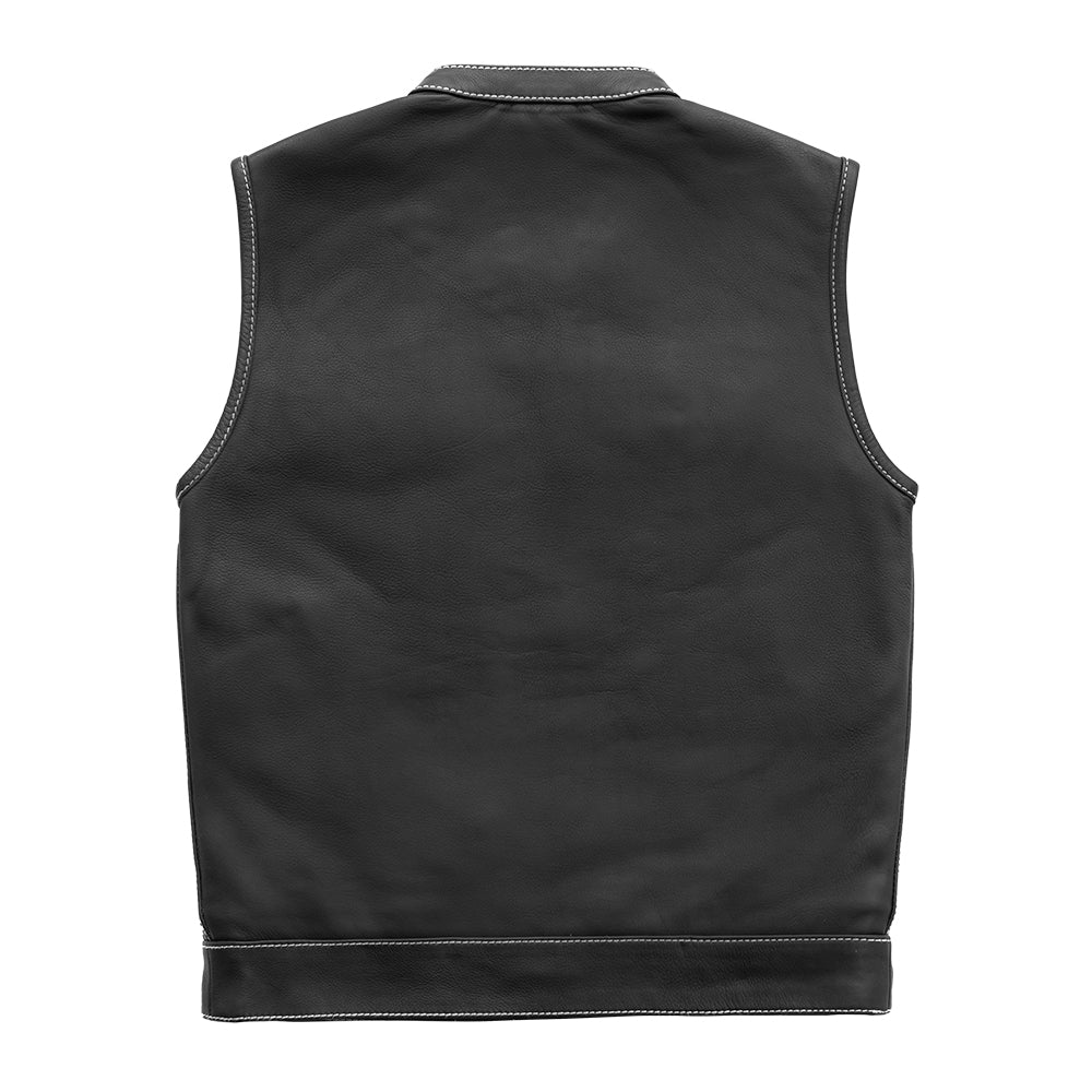 FMC First Manuf. Co Leather Vest XL With Damned Jokers Patch outlets