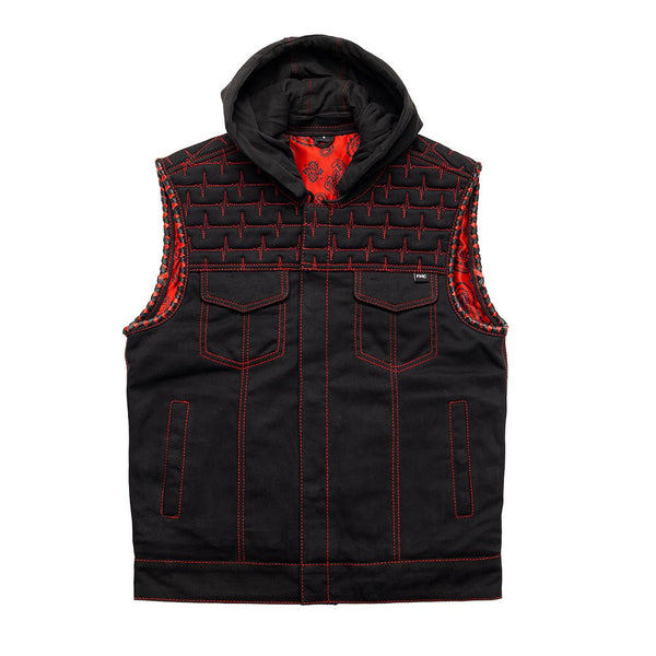 Pulse - Men's Twill Motorcycle Vest - Limited Edition Factory Customs Vests