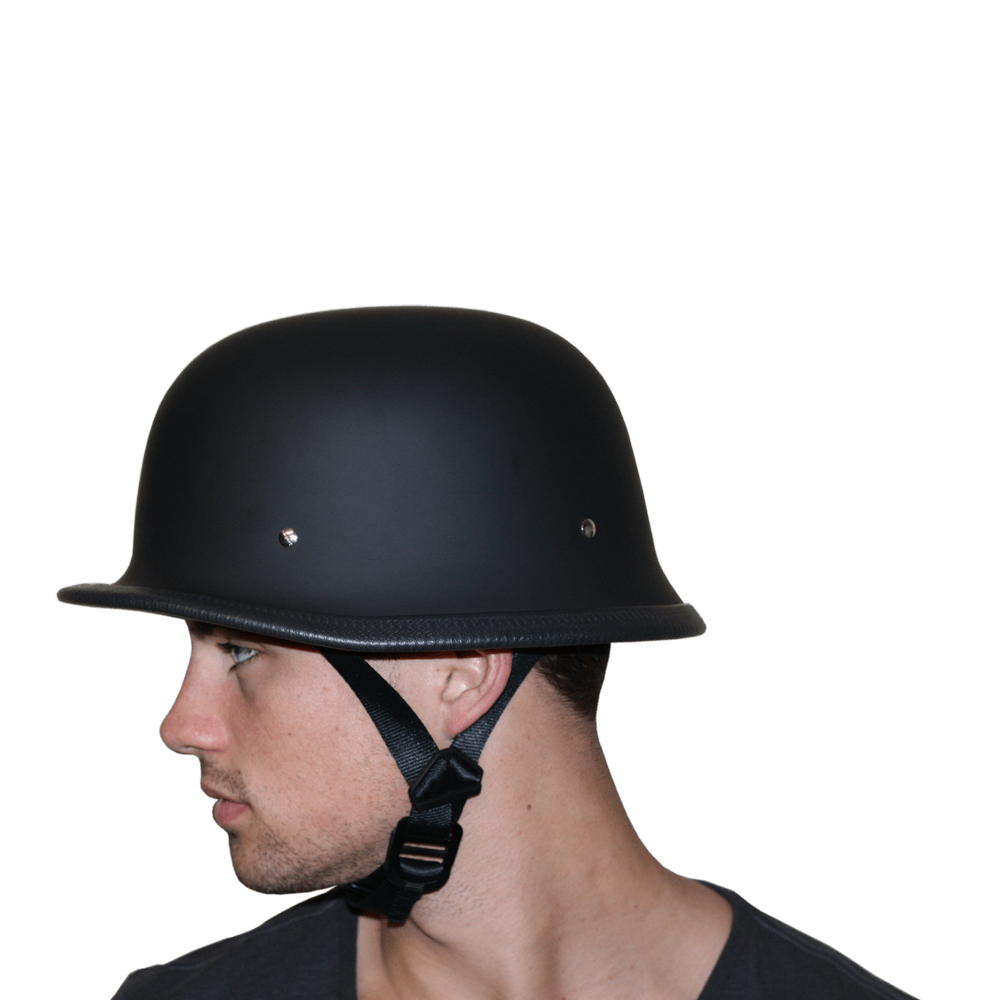 D.O.T. German- Dull Black GERMAN Daytona Helmets