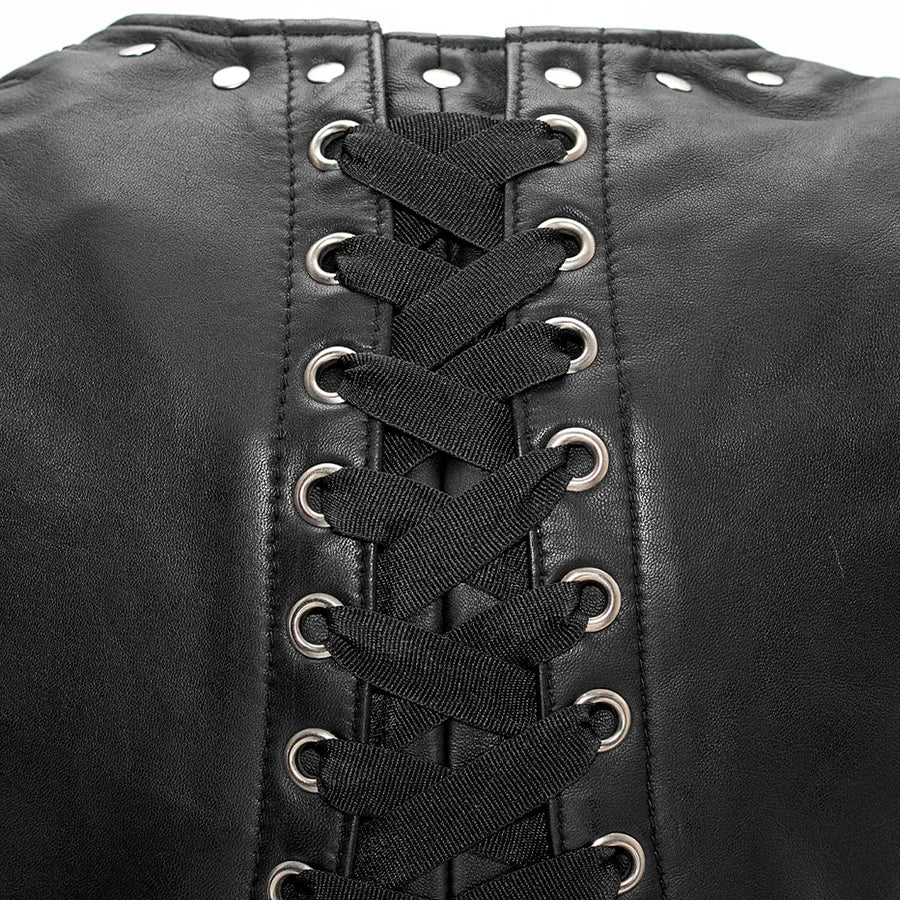 Empress Women's Motorcycle Leather Vest Women's Leather Vest Vests