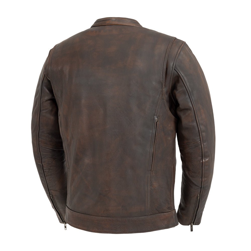 Raider Men's Motorcycle Leather Jacket - First MFG Co