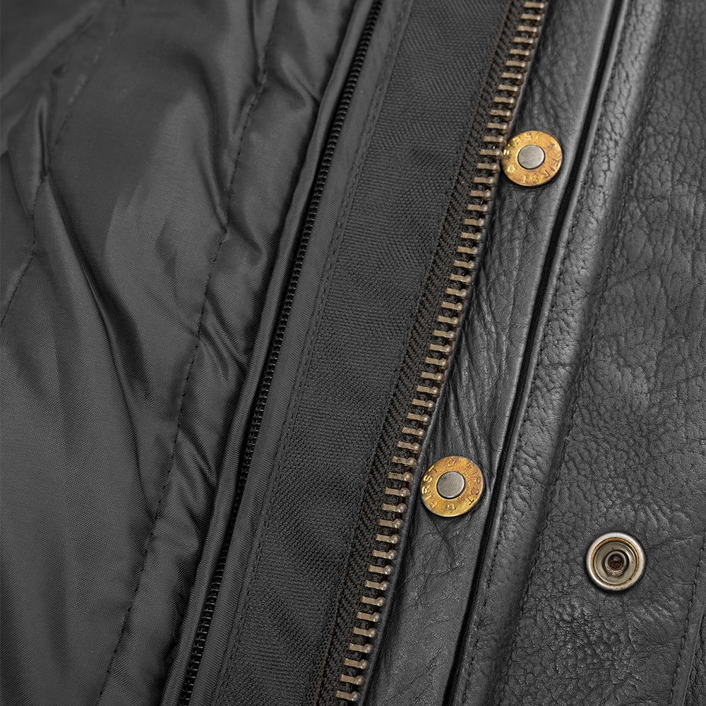 Raider Men's Motorcycle Leather Jacket - First MFG Co