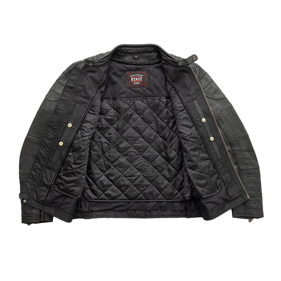 Raptor Men's Motorcycle Leather Jacket - First MFG Co