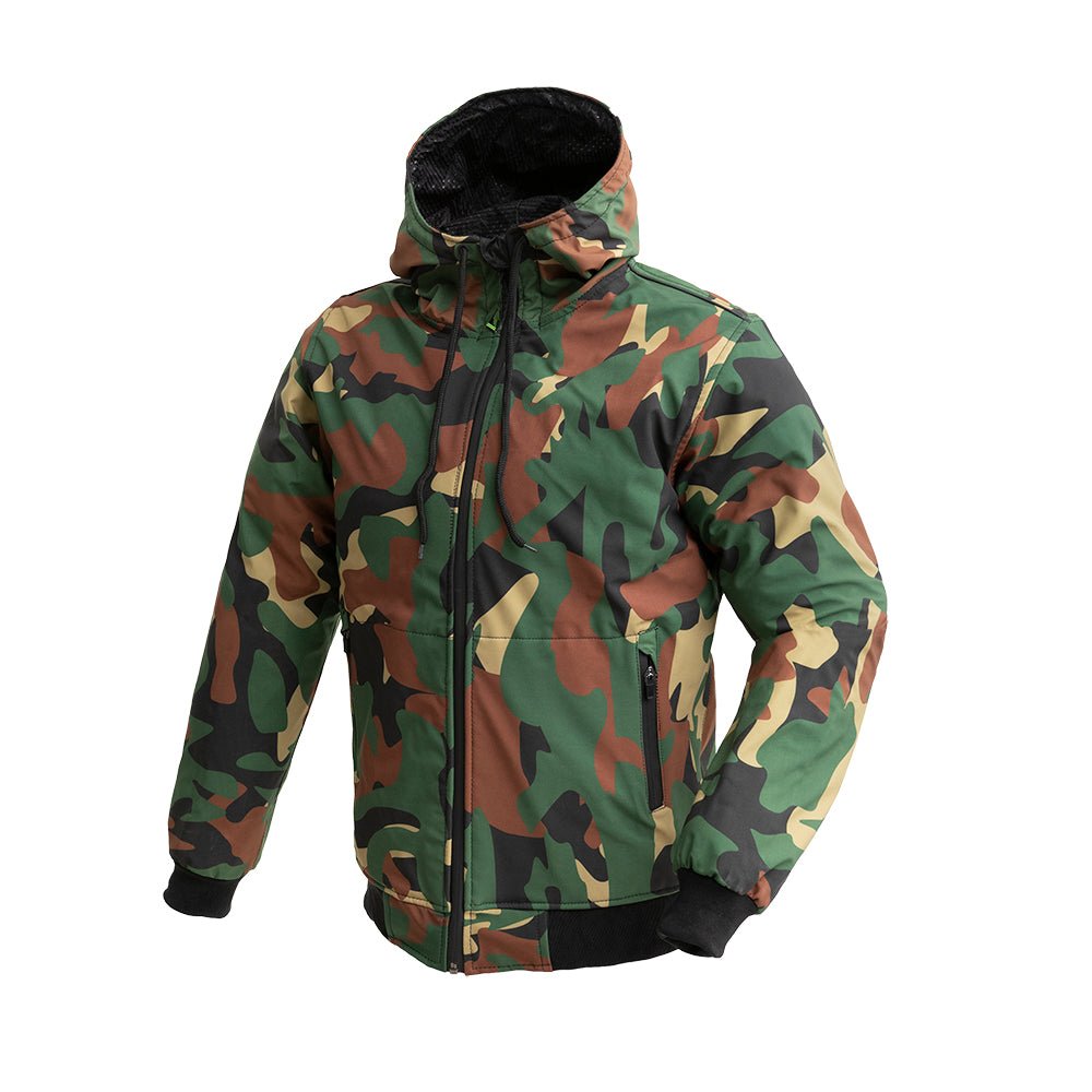 Reign Men's Breathable Rain Jacket Men's Rain Jacket First Manufacturing Company Green Camo S