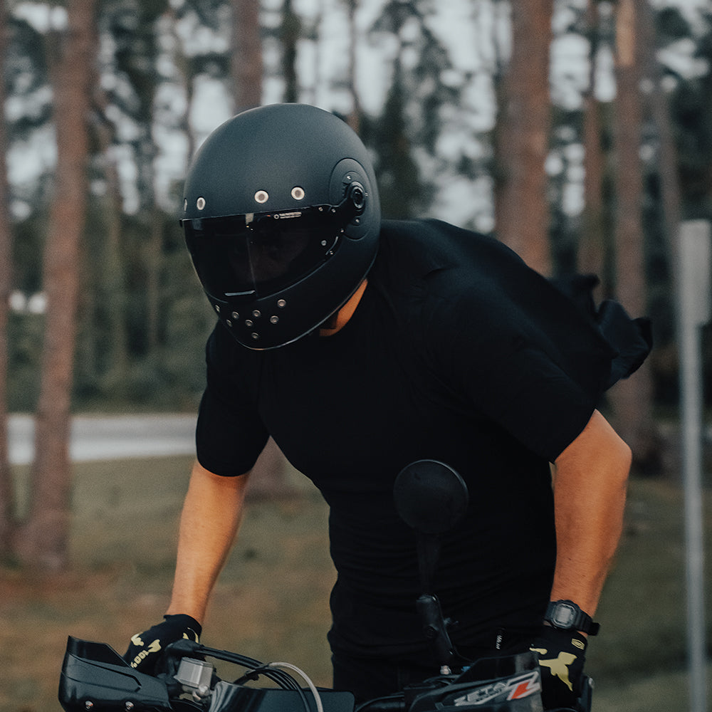 Retro Shield Outer- Smoke RETRO SHIELDS Daytona Helmets