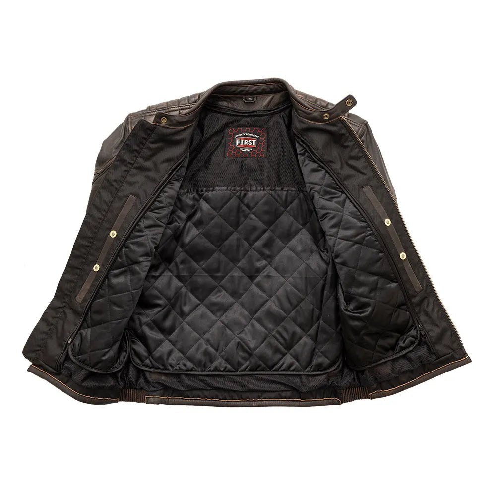 Barbour leather motorcycle jacket best sale