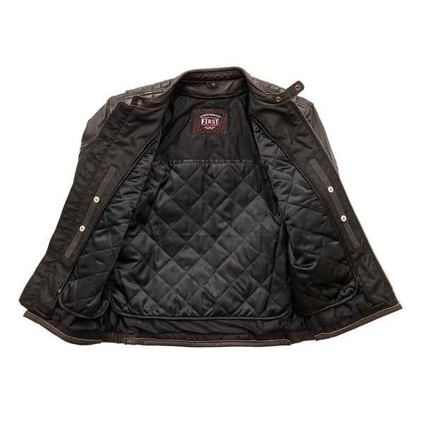 Rider Club - Men's Leather Motorcycle Jacket - First MFG Co