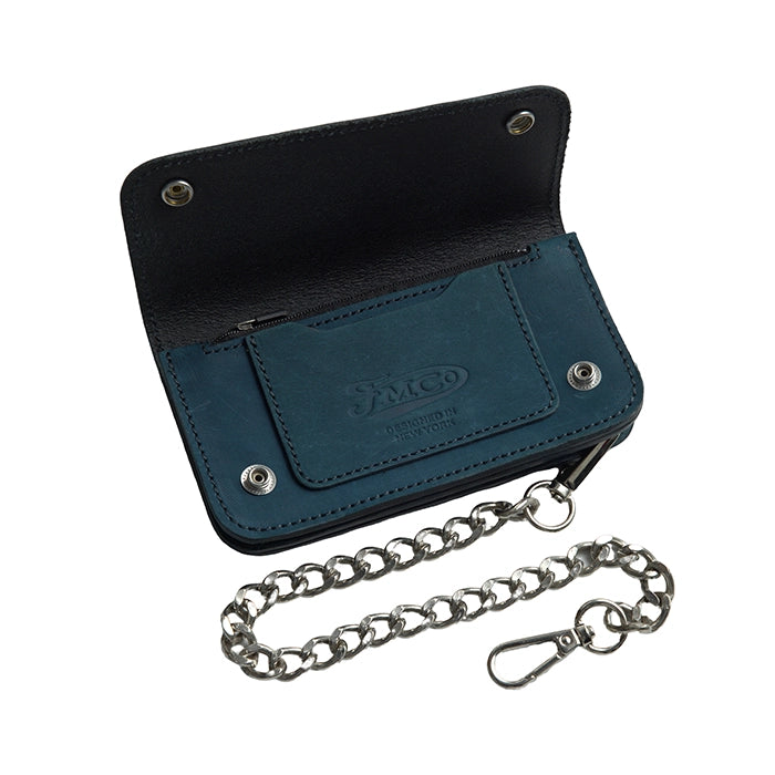 SMALL TRUCKER - Vegetable Tanned Leather Wallet Leather Wallet First Manufacturing Company