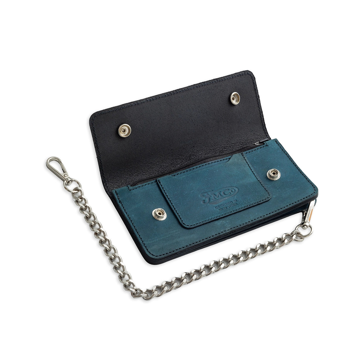 LARGE TRUCKER - Vegetable Tanned Leather Wallet Leather Wallet First Manufacturing Company