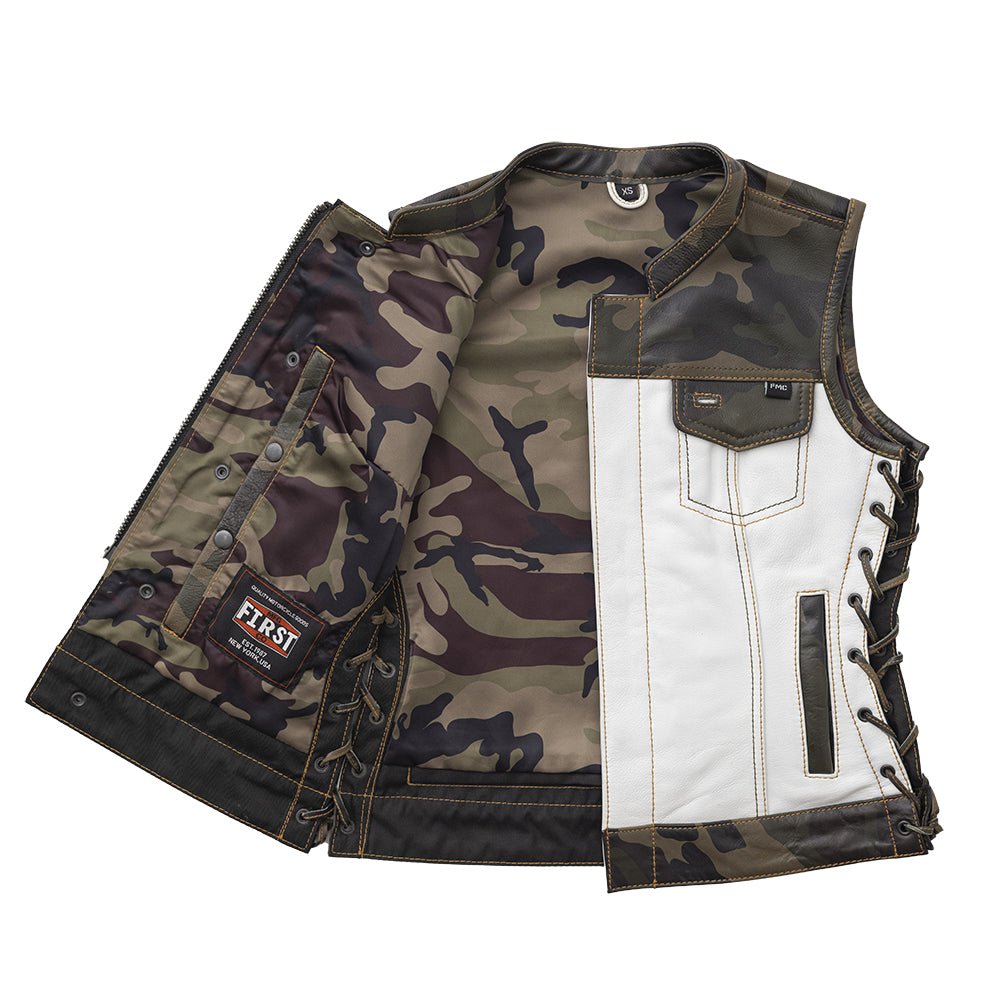 Scout - Women's Club Style Motorcycle Leather Vest (Limited Edition) Factory Customs Vests