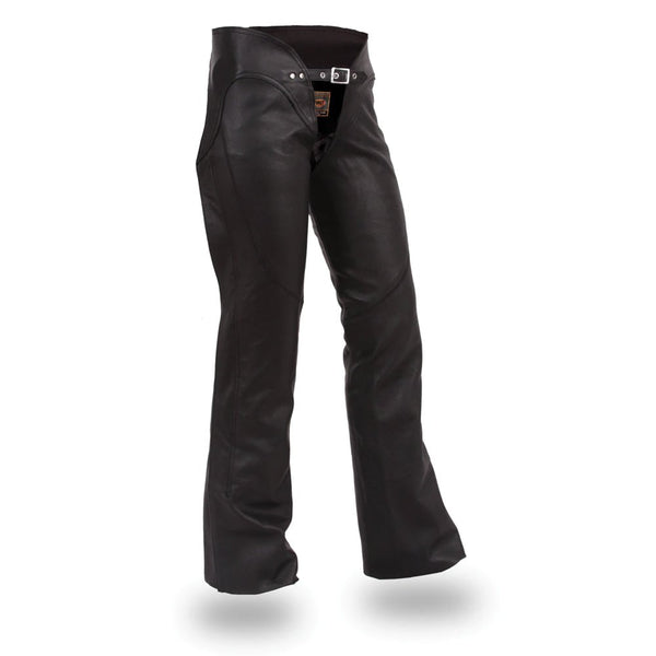Sissy Women's Leather Chaps Chaps Garments Black XS
