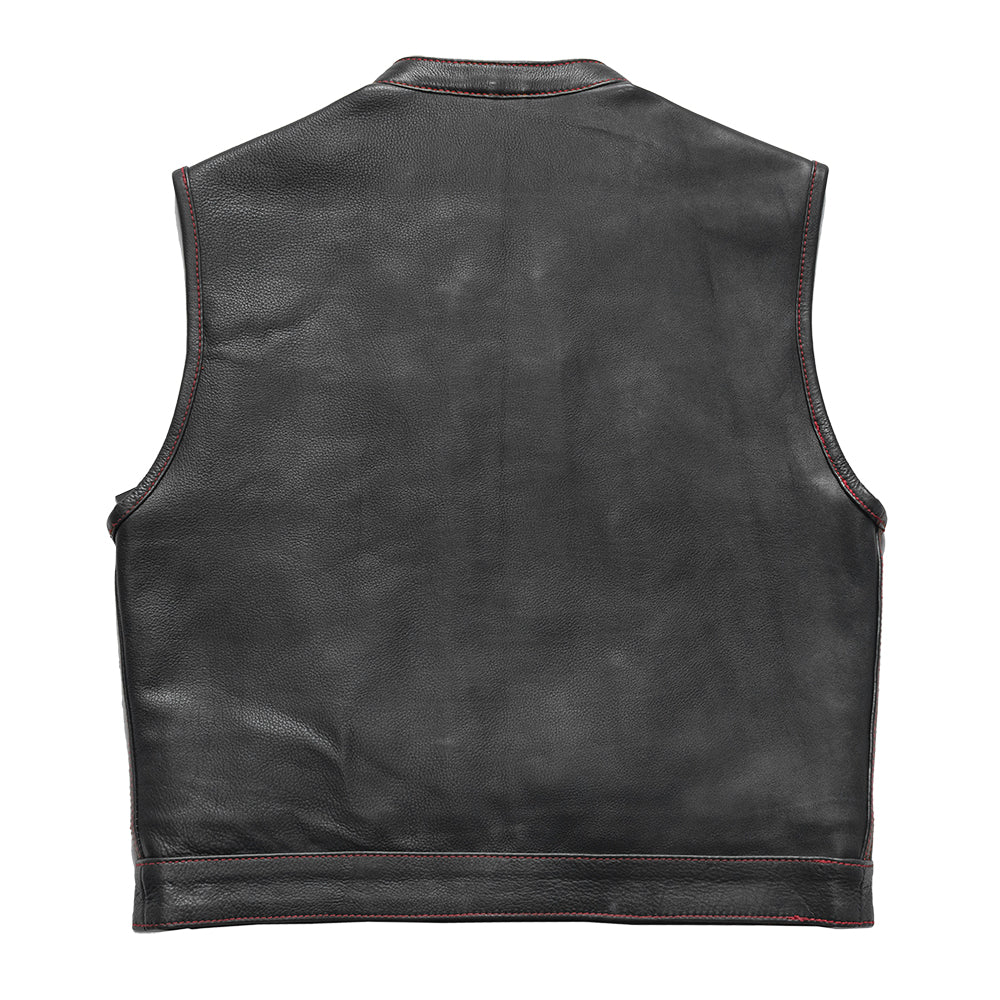 Slasher - Men's Club Style Leather Vest (Limited Edition)