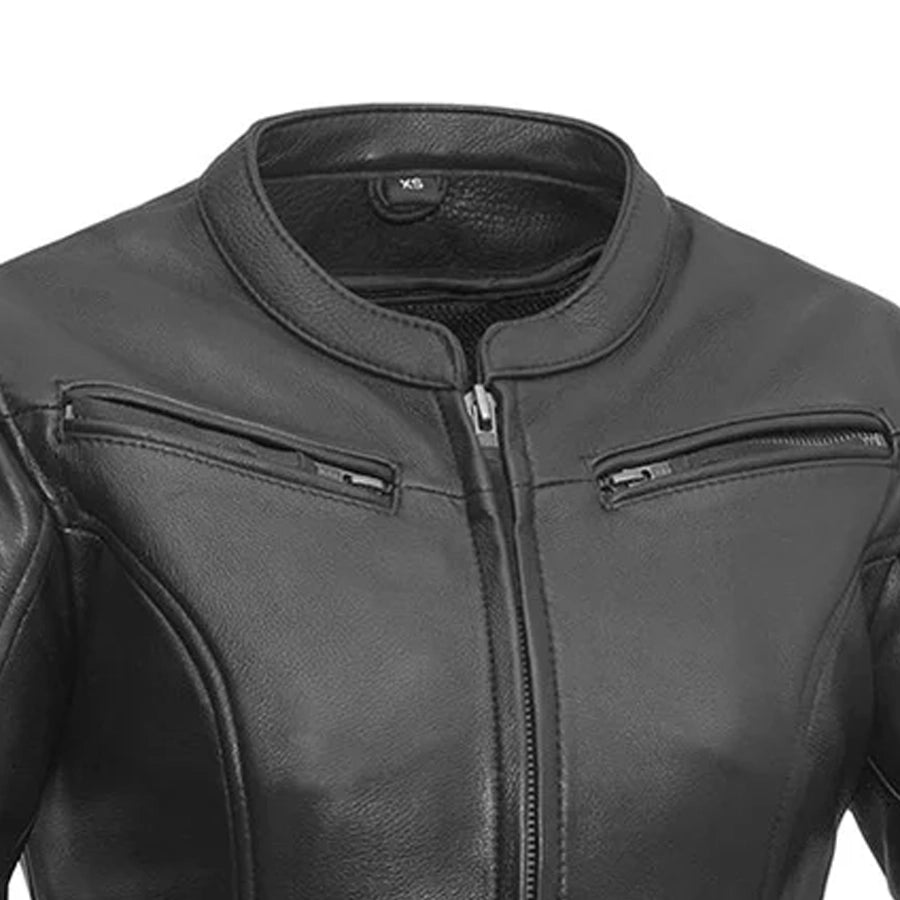 Speed Queen - Womens Motorcycle Leather Jacket Women's Leather Jacket Jackets