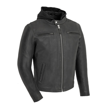 Street Cruiser Mens Motorcycle Leather Jacket – First MFG Co