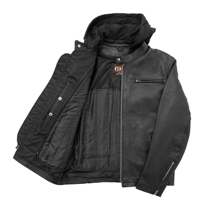 Street Cruiser Mens Motorcycle Leather Jacket – First MFG Co