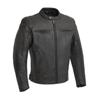 Top Performer Men's Motorcycle Leather Jacket Men's Leather Jacket Jackets Black S