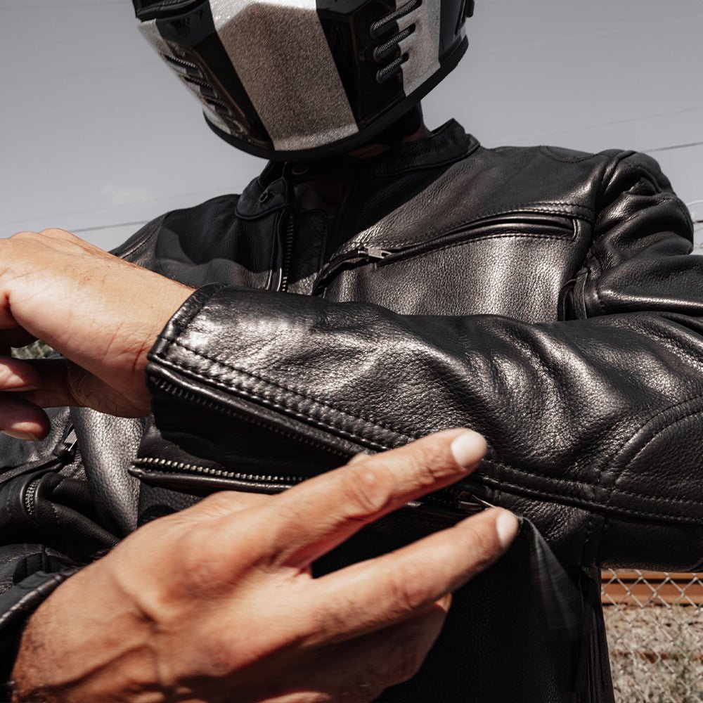 Top Performer Men's Motorcycle Leather Jacket - First MFG Co