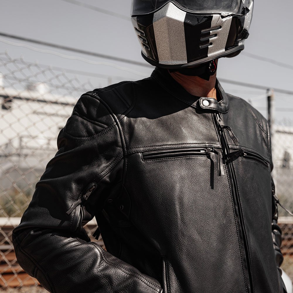 Top Performer Men's Motorcycle Leather Jacket - First MFG Co