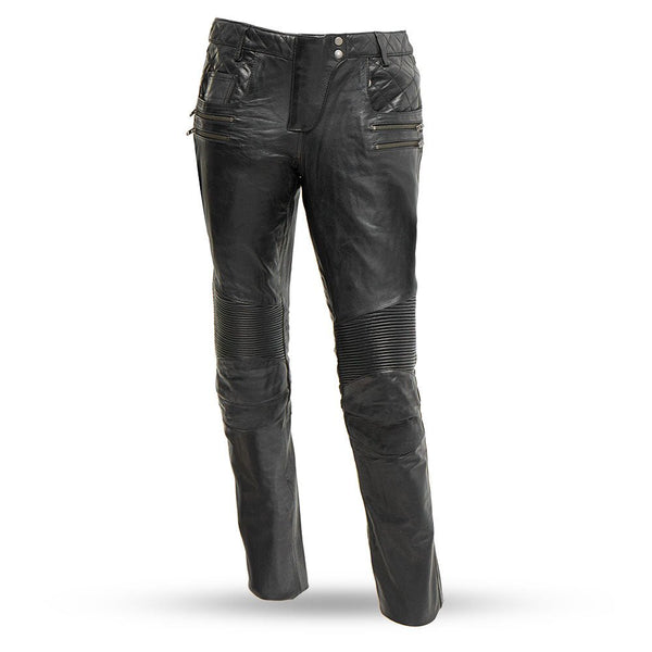 Vixen Leather Pants Women's Leather Pants Garments Black 0
