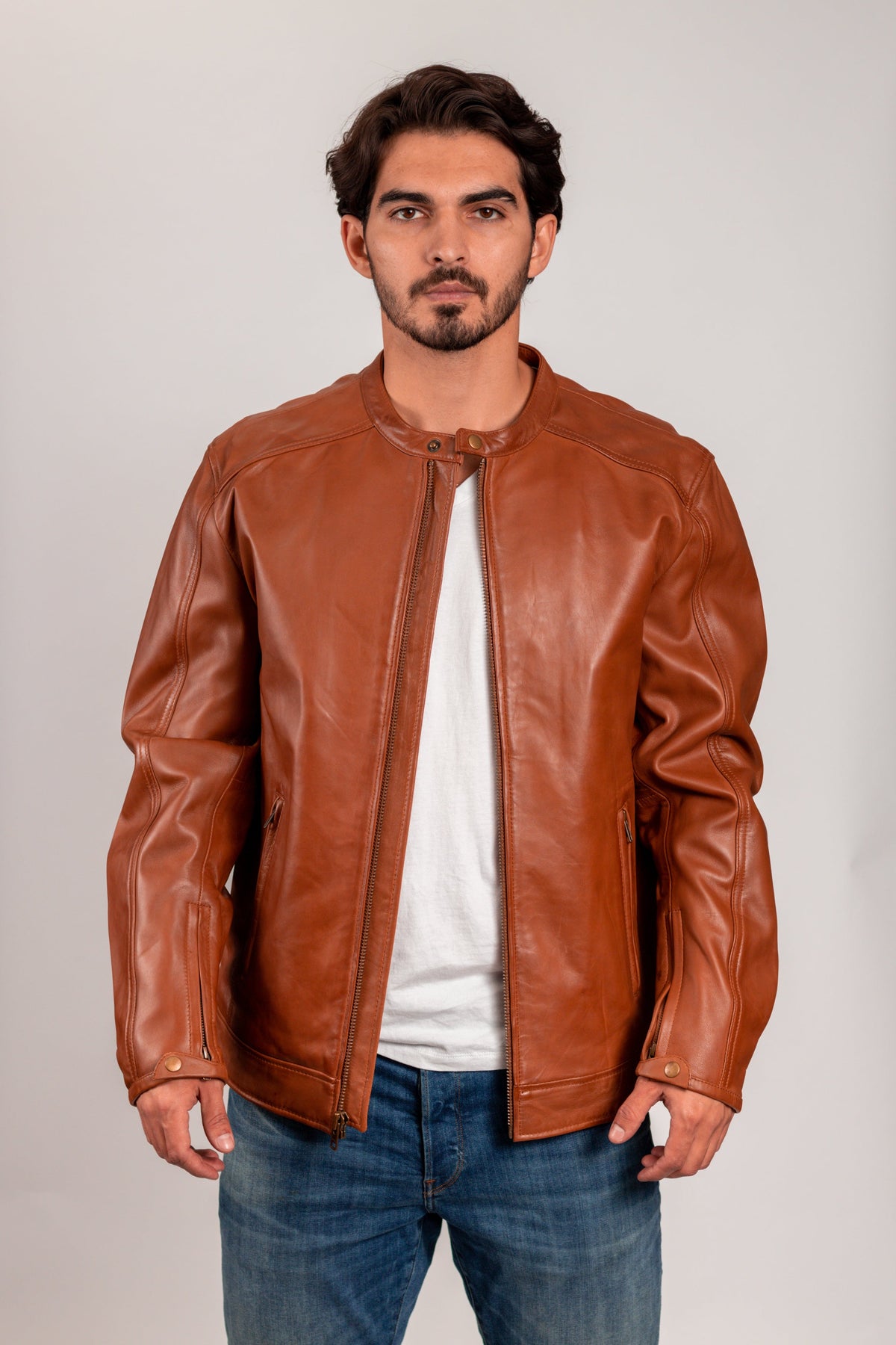 Iconoclast Mens Leather Jacket Men's Leather Jacket Whet Blu NYC   