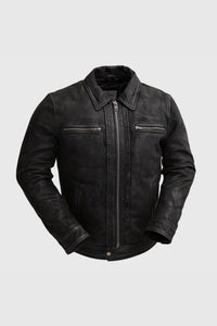 Austin Mens Leather Jacket Men's Leather Jacket Whet Blu NYC S  