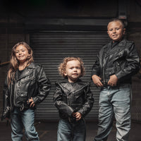 Cry Baby - Kid's Leather Jacket Children's Clothing First Manufacturing Company   