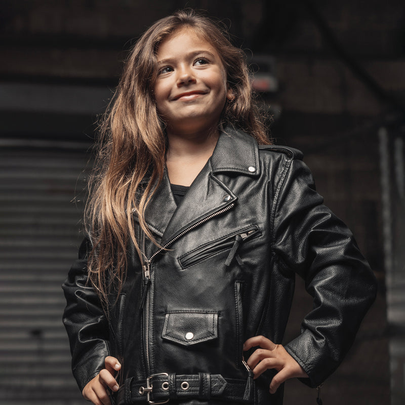 Cry Baby - Kid's Leather Jacket Children's Clothing First Manufacturing Company   
