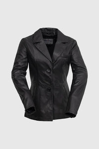 Dahlia Womens Fashion Leather Jacket Women's Leather Jacket Whet Blu NYC XS  