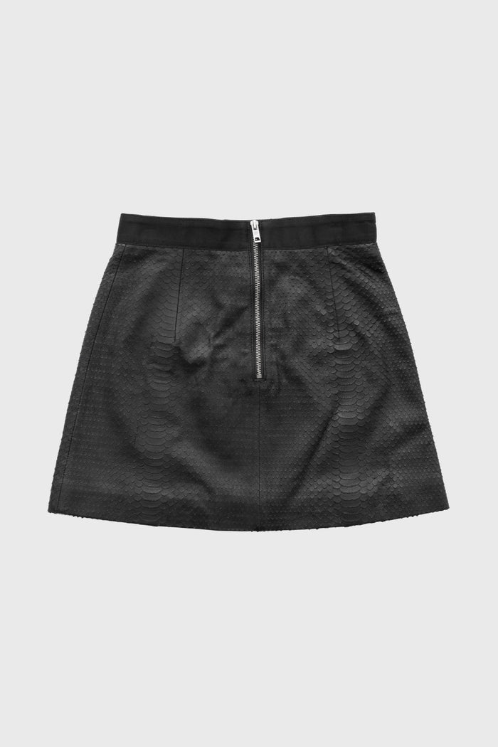 Evelyn Womens Leather Skirt First Manufacturing Company   