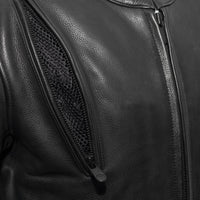Revolt Men's Motorcycle Leather Jacket Men's Leather Jacket First Manufacturing Company   