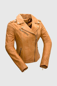 Harper Womens Moto Leather Jacket (Autumn)